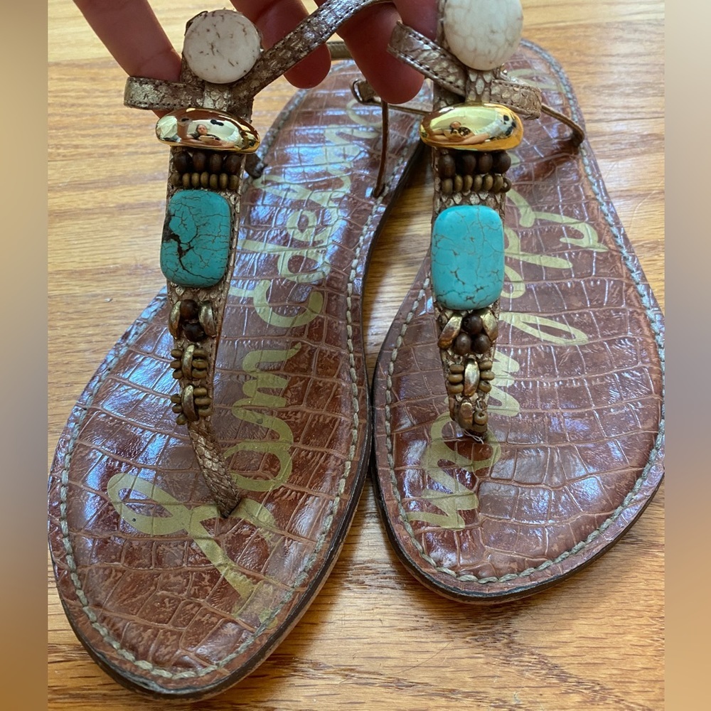 Sam Edelman thing flats beaded - Picture 1 of 5